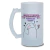 Caneca Chopp Profissão Maquiadora Vidro Jateado 475ml