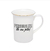 Caneca Porcelana Borda Ouro Personalizada 295 ml