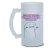 Caneca Chopp Profissão Personal Feminin Vidro Jateado 475ml