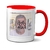 Caneca Inicial Dourado Com Foto