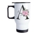 Caneca Sua Inicial Flor Rosa - comprar online