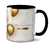 Caneca Aniversário Dourado Com Foto