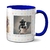 Caneca Personalizada Com 3 Fotos Corações - Caneca Personalizada - AShow Presente 