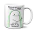 Caneca Flork Pensaram Estava Na Pior Verde na internet