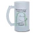 Caneca Chopp Flork Pensaram Estava Na P Vidro Jateado 475ml
