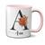 Caneca Sua Inicial Flor Laranja - Caneca Personalizada - AShow Presente 