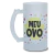 Caneca Chopp Flork Meu Ovo Vidro Jateado 475ml