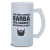 Caneca Chopp Divertida Grande Barba Vidro Jateado 475ml na internet
