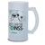 Caneca Chopp Pai Terror do INSS Flork Vidro Jateado 475ml na internet