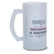 Caneca Chopp Formatura Rosa Vidro Jateado 475ml