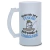 Caneca Chopp Pai Pescar Trabalhar Flork Vidro Jateado 475ml