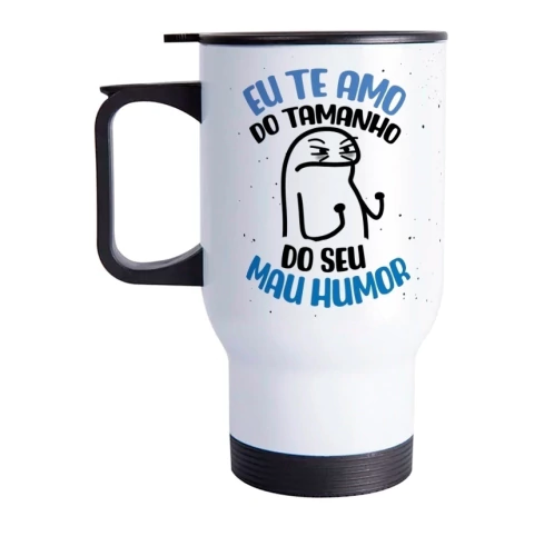 Copo Térmico Pai Do Tamanho Do Mal Humor Flork 475ml Inox