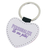 Chaveiro De Pu Em Formato Coração Glitter Personalizado