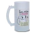Caneca Chopp Mãe Flork Sorrir Olheira Vidro Jateado 475ml