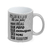 Caneca Glitter Prata Personalizada 325 Ml