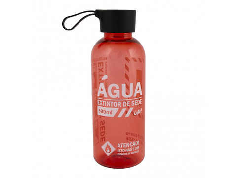 Garrafa Com Alça De Silicone - Extintor