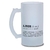 Caneca Chopp Casais Amor Significado Vidro Jateado 475ml