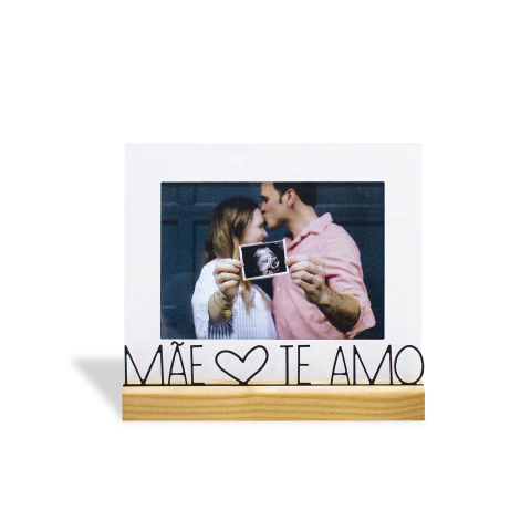 Porta Retrato Mae Te Amo Pinus