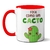 Caneca Divertida Fofa Como Um Cacto Flor - loja online