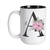 Caneca Sua Inicial Flor Rosa - loja online