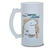 Caneca Chopp Flork Troco Gente Chata Vidro Jateado 475ml