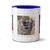 Caneca Personalizada Com 3 Fotos Corações na internet