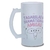 Caneca Chopp Amizade Tagarelas e Dram t Vidro Jateado 475ml