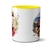 Imagem do Caneca Personalizada 2 Fotos Mini Coração