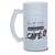 Caneca Chopp Casais Te Amo Como Café Vidro Jateado 475ml