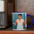 Caneca Azul Personalizada Alça E Interior 325 Ml na internet