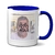 Caneca Inicial Dourado Com Foto - Caneca Personalizada - AShow Presente 