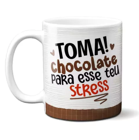 Caneca Páscoa Chocolate Stress