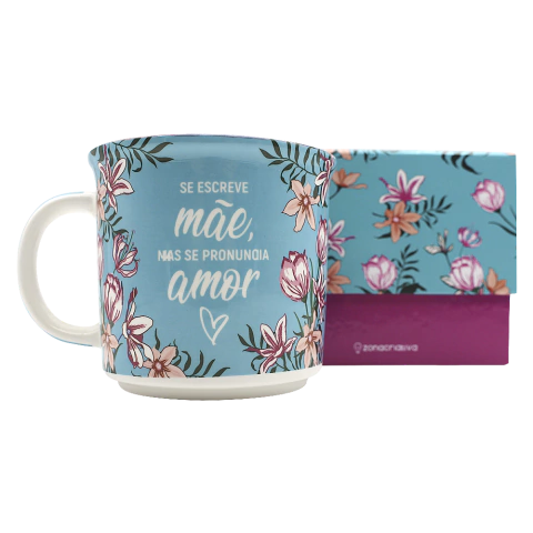 Caneca Tom 350Ml Mae Amor
