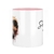 Caneca Personalizada Foto Coração na internet