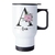 Caneca Sua Inicial Flor Rosa - Caneca Personalizada - AShow Presente 