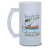 Caneca Chopp Pai Nascido Pra Pescar Flo Vidro Jateado 475ml