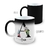 Caneca Inicial Preto Flores Coloridas Com Foto - comprar online