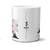 Caneca Sua Inicial Flor Rosa - comprar online