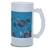 Caneca Chopp Formatura Azul Vidro Jateado 475ml na internet