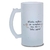 Caneca Chopp Mãe Exemplar Vidro Jateado 475ml