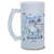 Caneca Chopp Pai Nascido Pra Jogar Flor Vidro Jateado 475ml