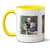 Caneca Personalizada Com 3 Fotos Corações - loja online