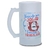 Caneca Chopp Pai Nascido Pra Jogar Flor Vidro Jateado 475ml