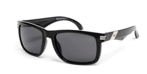 Anteojos De Sol Vulk Baztu Shiny Black Black Polarized - comprar online