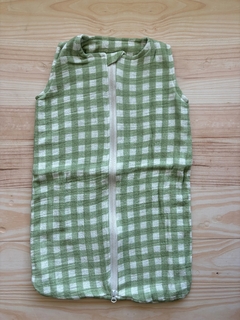 BOLSA DE DORMIR BEBÉ - VICHY VERDE