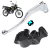 Kit Manete e Manicoto Embreagem Polido Factor YBR 125 2009 - comprar online