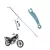 Braço Freio Traseiro Bracinho + varão katana yes 125 Suzuki - comprar online