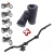 Estribo Maciço CG125 ÁLCOOL 1976 a 85 Kit Estribo Borrachas - comprar online