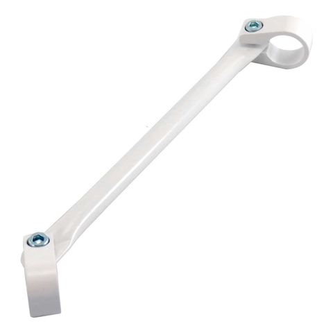 Trava Barra de Guidao Viper Branco Travessa Tm526-9