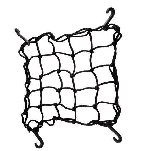 Rede Elastica P/ Capacete Preta 35x35 Aranha 1099 Msextensor